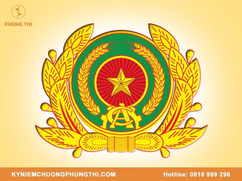 Kỷ niệm chương Công an xã đẹp & chất lượng Kỷ niệm chương Công an xã