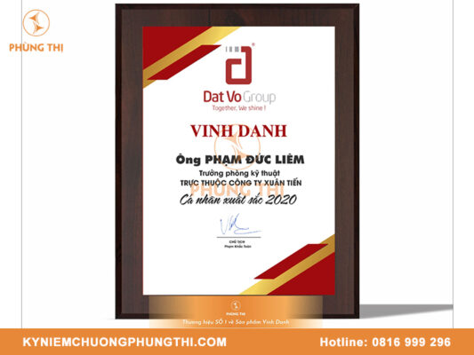 mẫu vinh danh học sinh xuất sắc