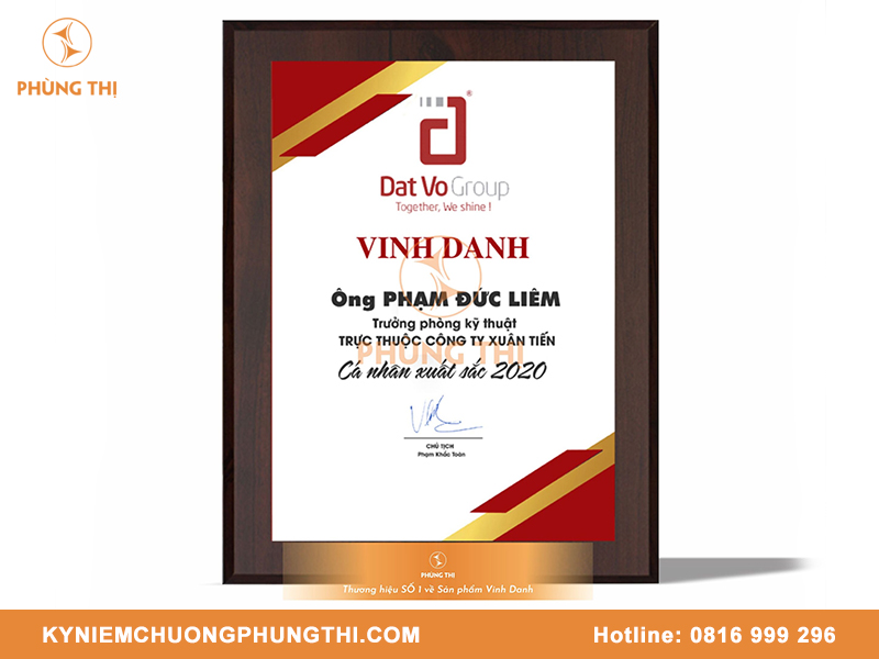 Bảng vinh danh nhà tài trợ đẹp & chất lượng Bảng vinh danh nhà tài trợ