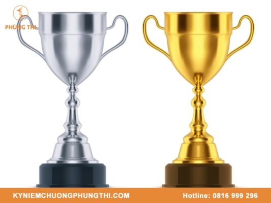 Mẫu cúp kim loại đẹp & hiện đại
