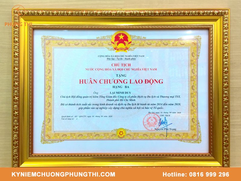 Huân chương Lao động Hạng 3 được bao nhiêu tiền? Huân chương Lao động Hạng 3 được bao nhiêu tiền?