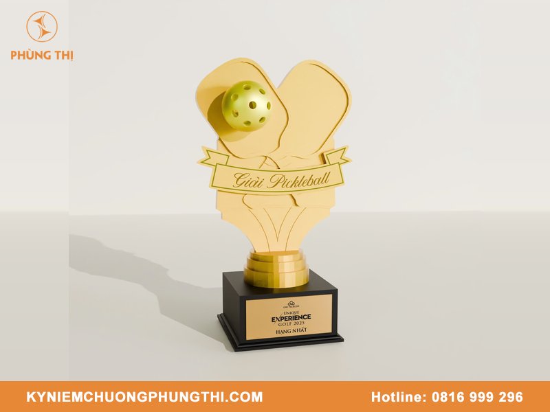 Mẫu cúp Pickleball đẹp & ấn tượng Mẫu cúp Pickleball đẹp