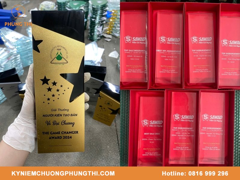 Quà lưu niệm bằng thủy tinh mẫu đẹp & chất lượng Tặng kỷ niệm chương có tiền thưởng không?