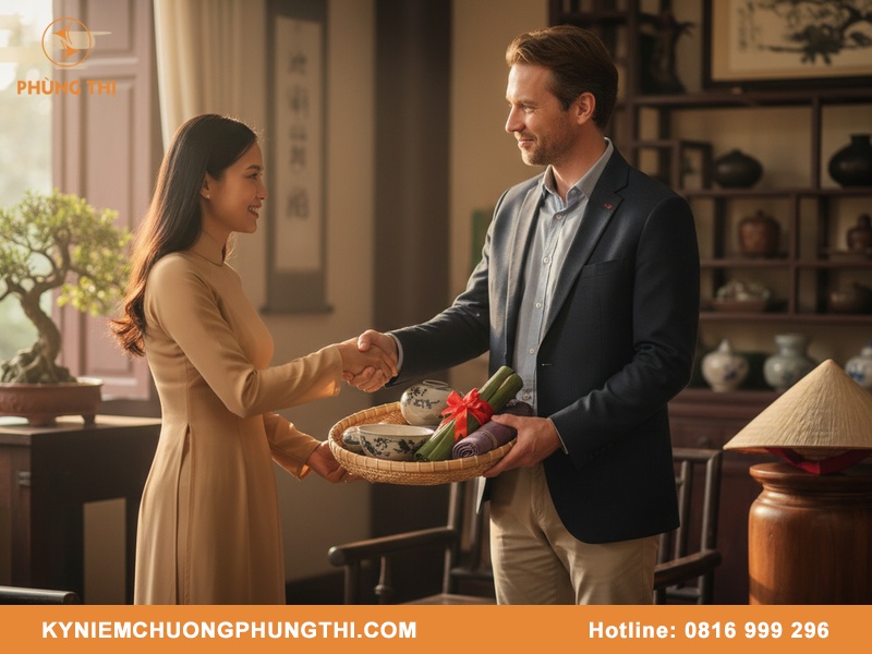 Nên tặng quà lưu niệm gì cho người nước ngoài