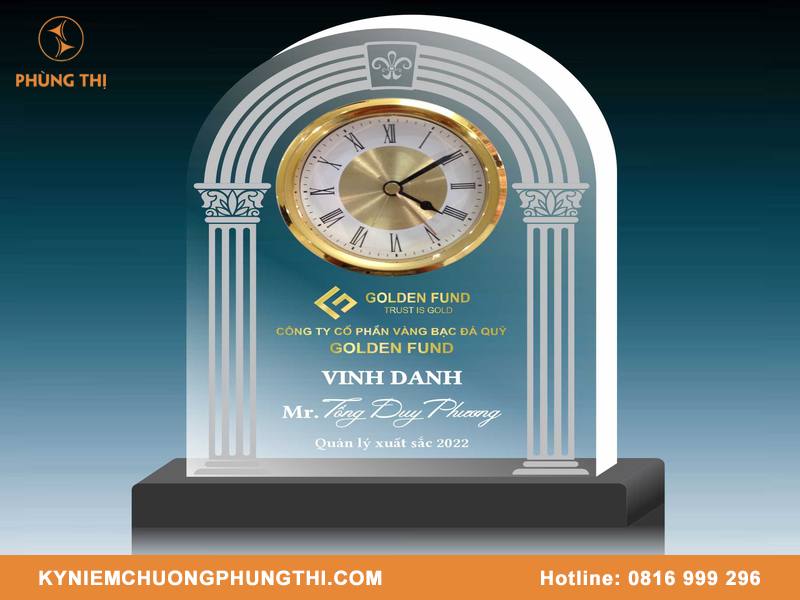 Đồng hồ pha lê quà tặng doanh nghiệp