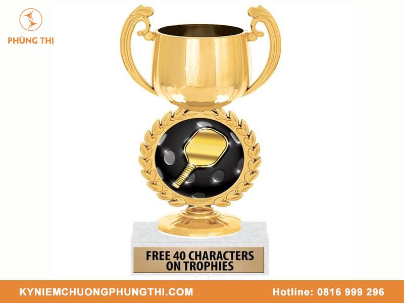 Cúp pickleball độc đáo