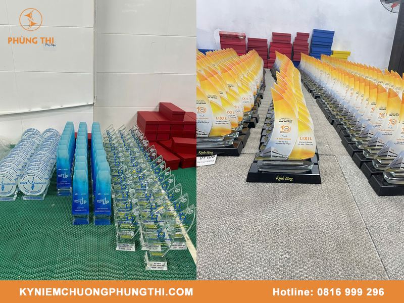 Pha lê để bàn làm việc