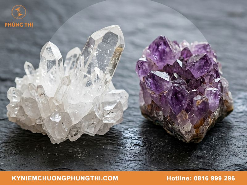 Pha lê và thạch anh khác nhau như thế nào?