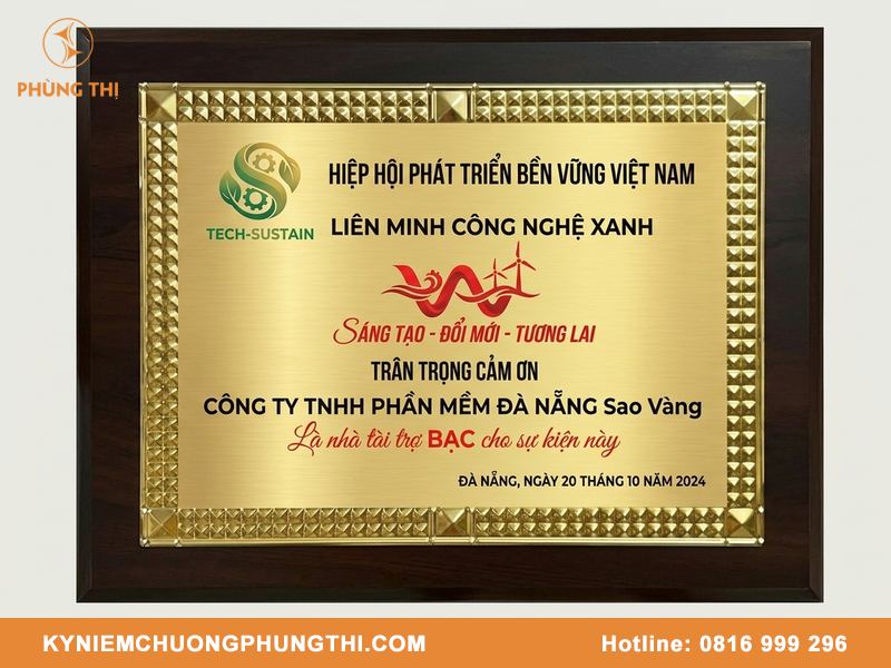 Công ty làm bảng vinh danh uy tín