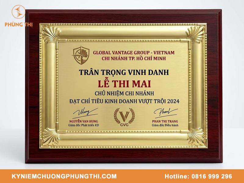 Làm bảng vinh danh giá rẻ, chất lượng theo yêu cầu Làm bảng vinh danh giá rẻ
