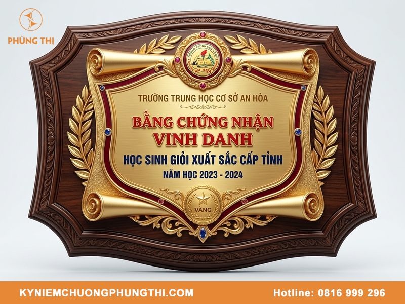 Bảng vinh danh học sinh giỏi cấp tỉnh
