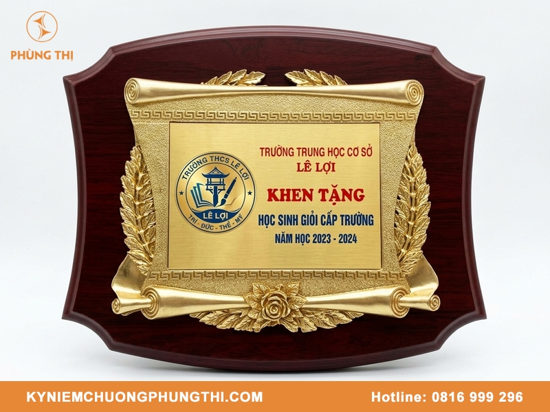 Bảng vinh danh học sinh giỏi cấp trường