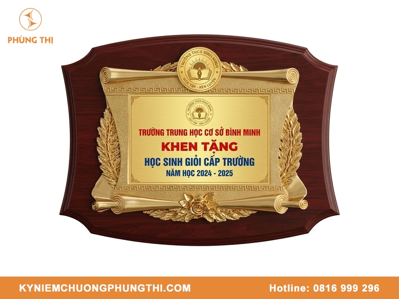 Bảng vinh danh học sinh giỏi cấp trường