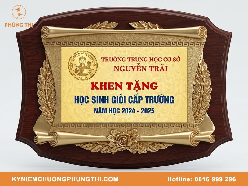 Bảng vinh danh học sinh giỏi cấp trường