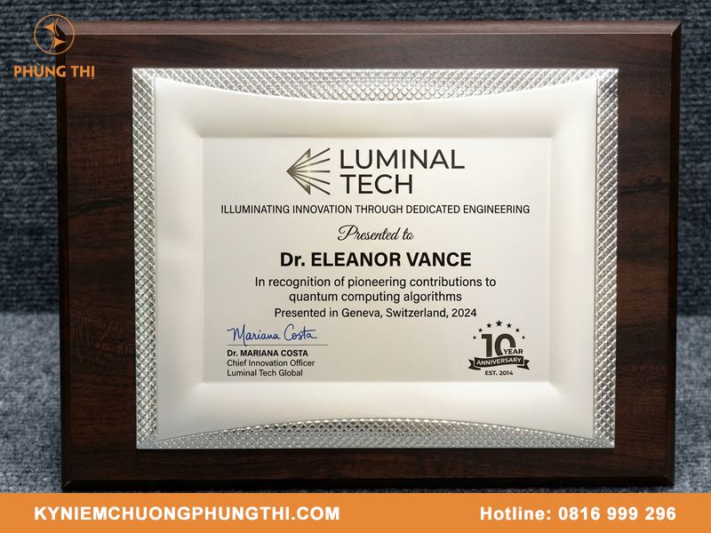Bảng vinh danh in UV theo yêu cầu, mẫu mã đẹp Bảng vinh danh in UV