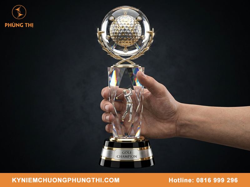Chất liệu cúp golf nào tốt và bền đẹp nhất hiện nay? Chất liệu cúp golf