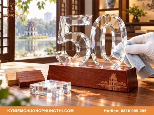 Bộ số kỷ niệm Hà Nội chế tác tinh xảo theo yêu cầu